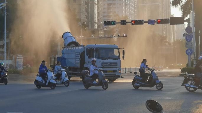 洒水车 喷水车 街道清洁车 环境保护