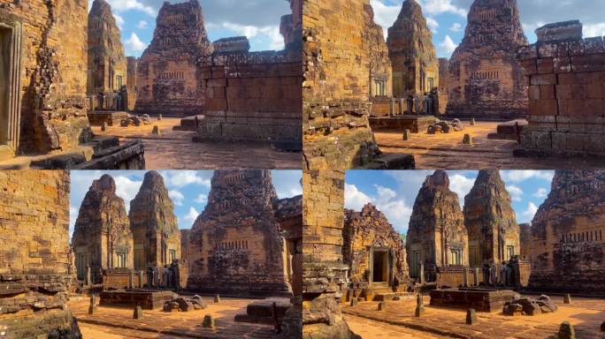 Pre-Rup，一座供奉湿婆神的寺庙山，一座高棉文明的寺庙，位于柬埔寨吴哥的领土上