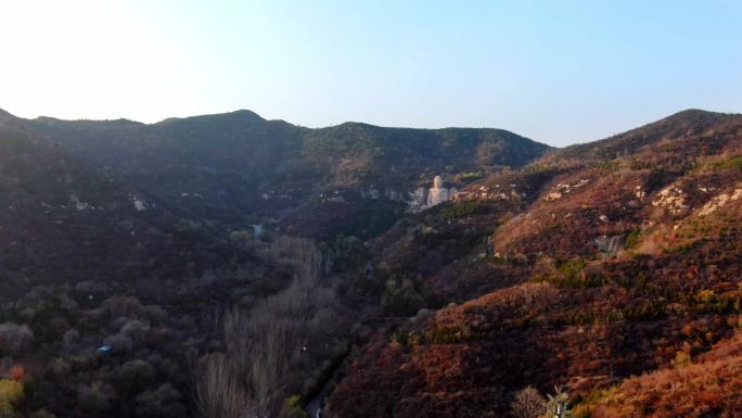 蒙山大佛 蒙山秋景色 太原地标 太原秋色