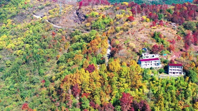 天台山国清寺山顶，金地岭，霞客古道