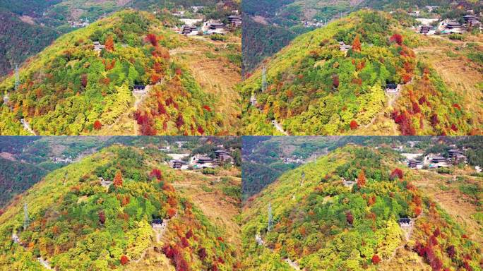 天台山国清寺山顶，金地岭，霞客古道