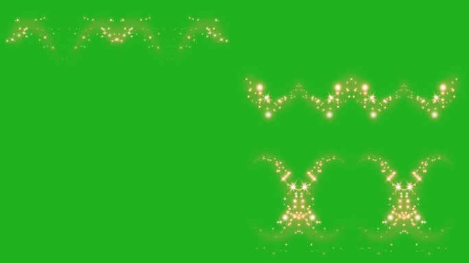 闪闪发光的颗粒绿色屏幕运动图形