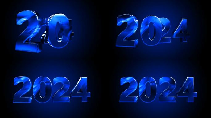2024年除夕以蓝色为主题