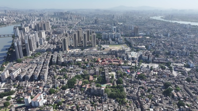 福建省揭阳市城区航拍