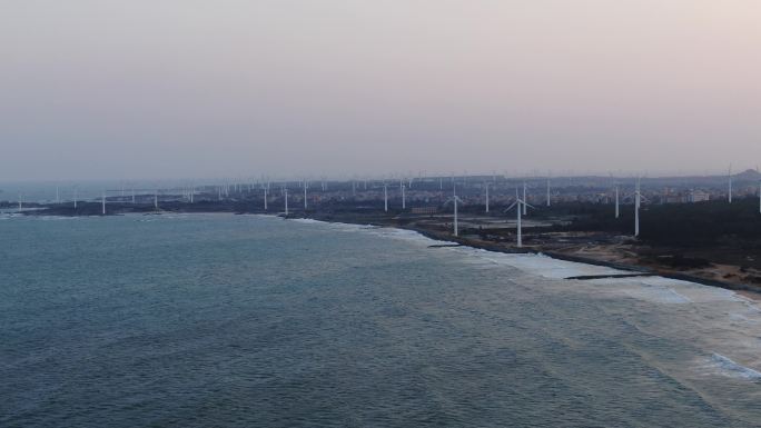 航拍揭阳靖海湾度假村