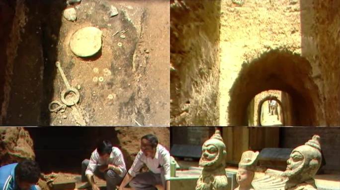 80年代考古专家西安挖掘北朝隋唐时期墓葬