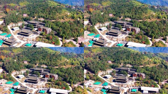 天台山国清寺山顶，金地岭，霞客古道