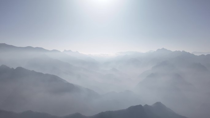 秦岭山脉秋季风景