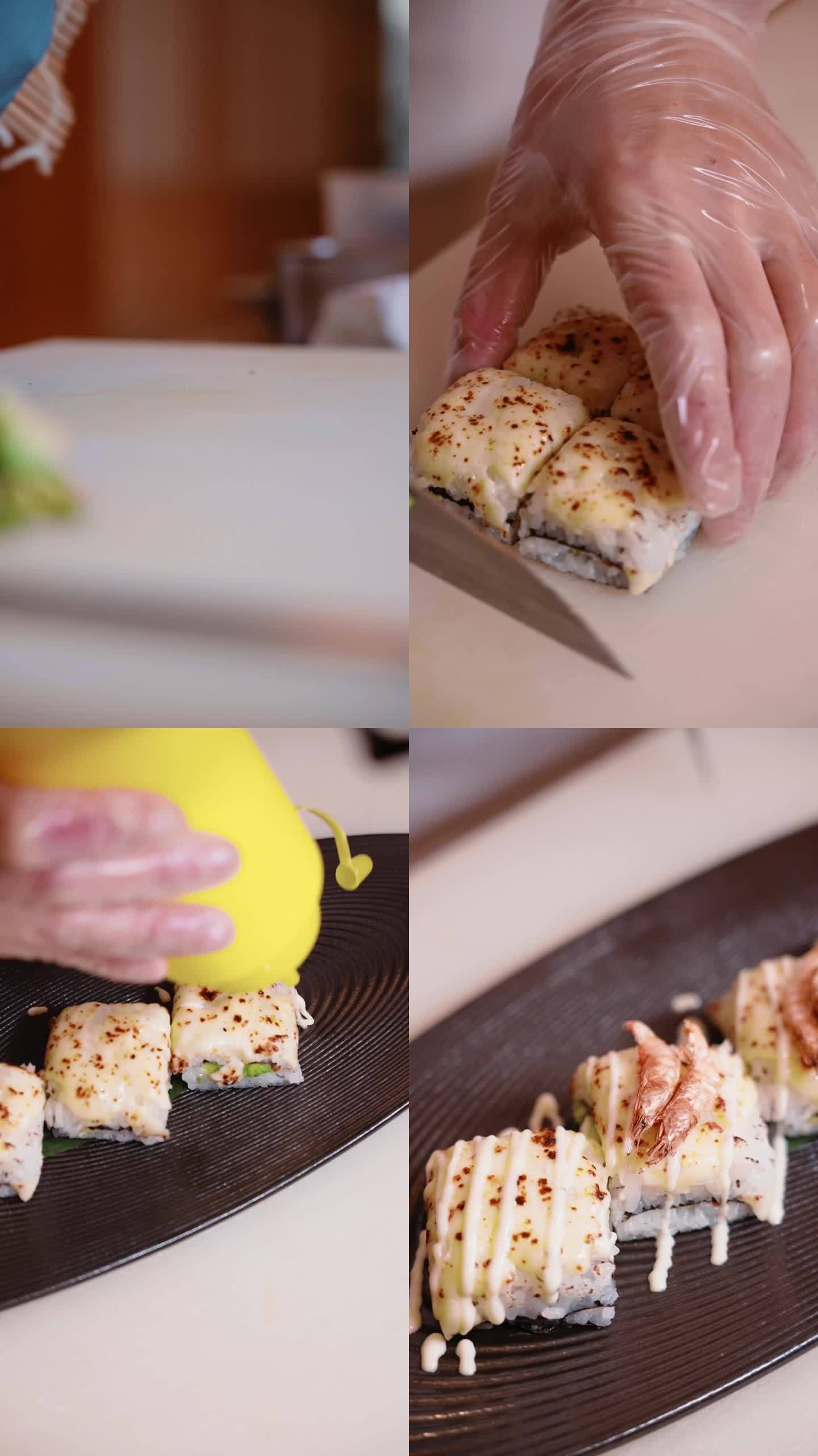 寿司制作竖版视频