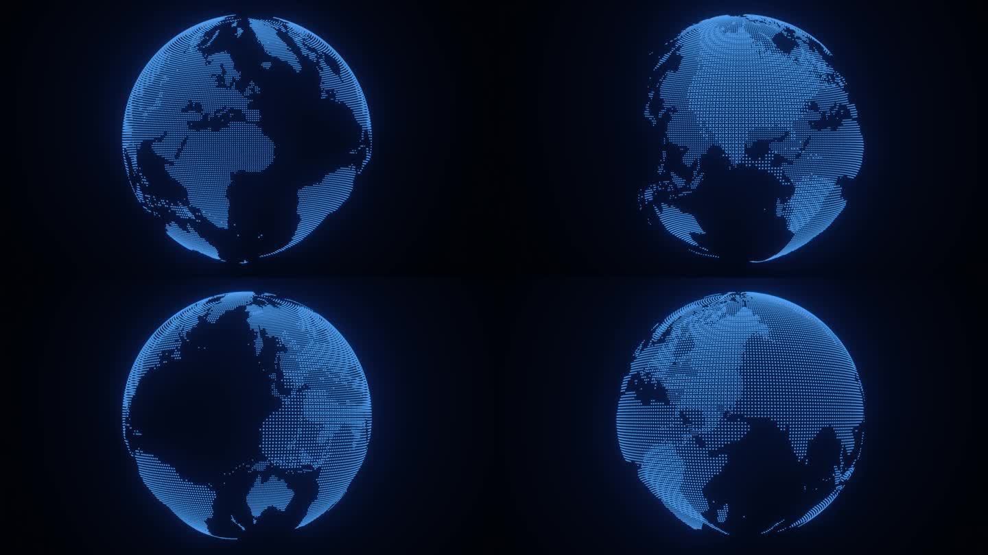 科技地球蓝色