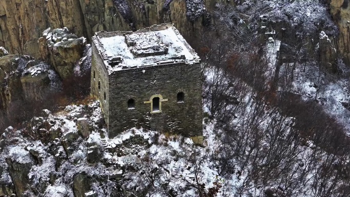 板厂峪雪景2京东第一楼附近1