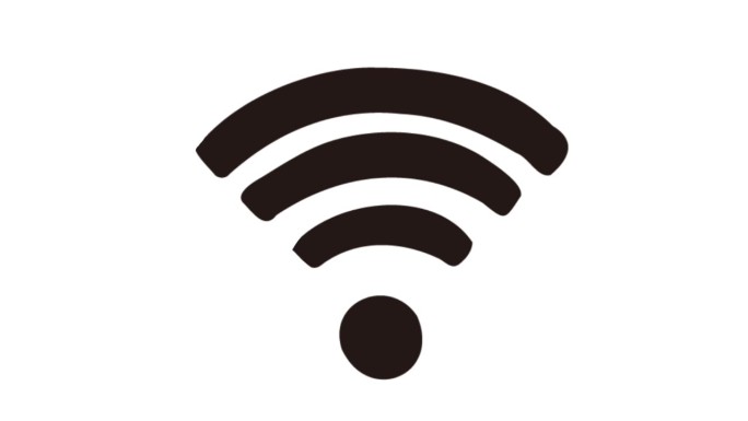 Wifi符号运动设计，有白色或绿色屏幕背景两种模式