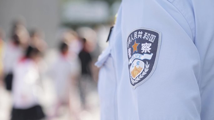 民警 公安 民警臂章 出警 警灯