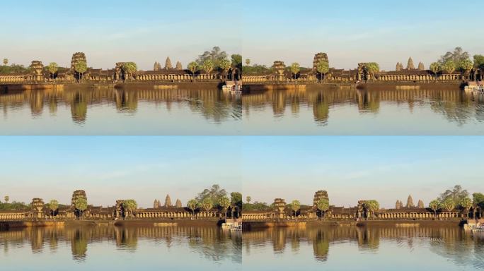 吴哥窟是为纪念毗湿奴神而建的寺庙建筑群，位于柬埔寨北部暹粒省吴哥地区