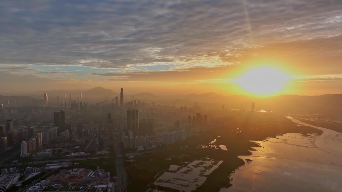 深圳湾日出