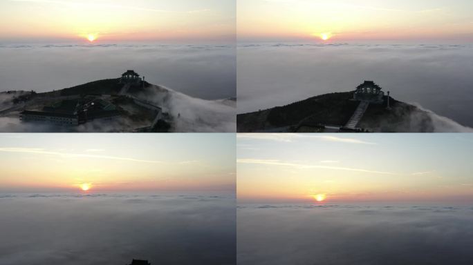 云海日出南天门山川大山