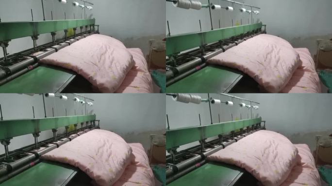 机器加工棉花被子
