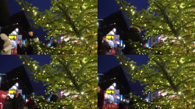 杜塞尔多夫，德国——2022年12月13日:街上的圣诞气氛