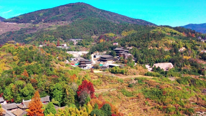 天台山国清寺山顶，金地岭，霞客古道