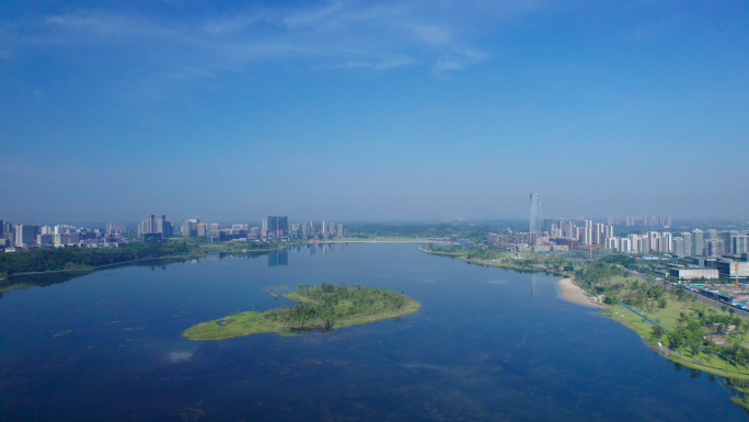 天府新区兴隆湖大景航拍合集 5.4K