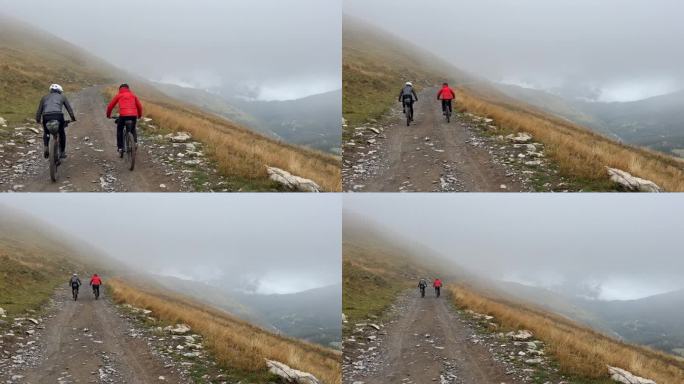 高山口自行车打包，用自行车携带旅行装备