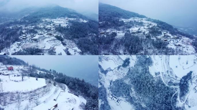 乡村雪景 大美乡村