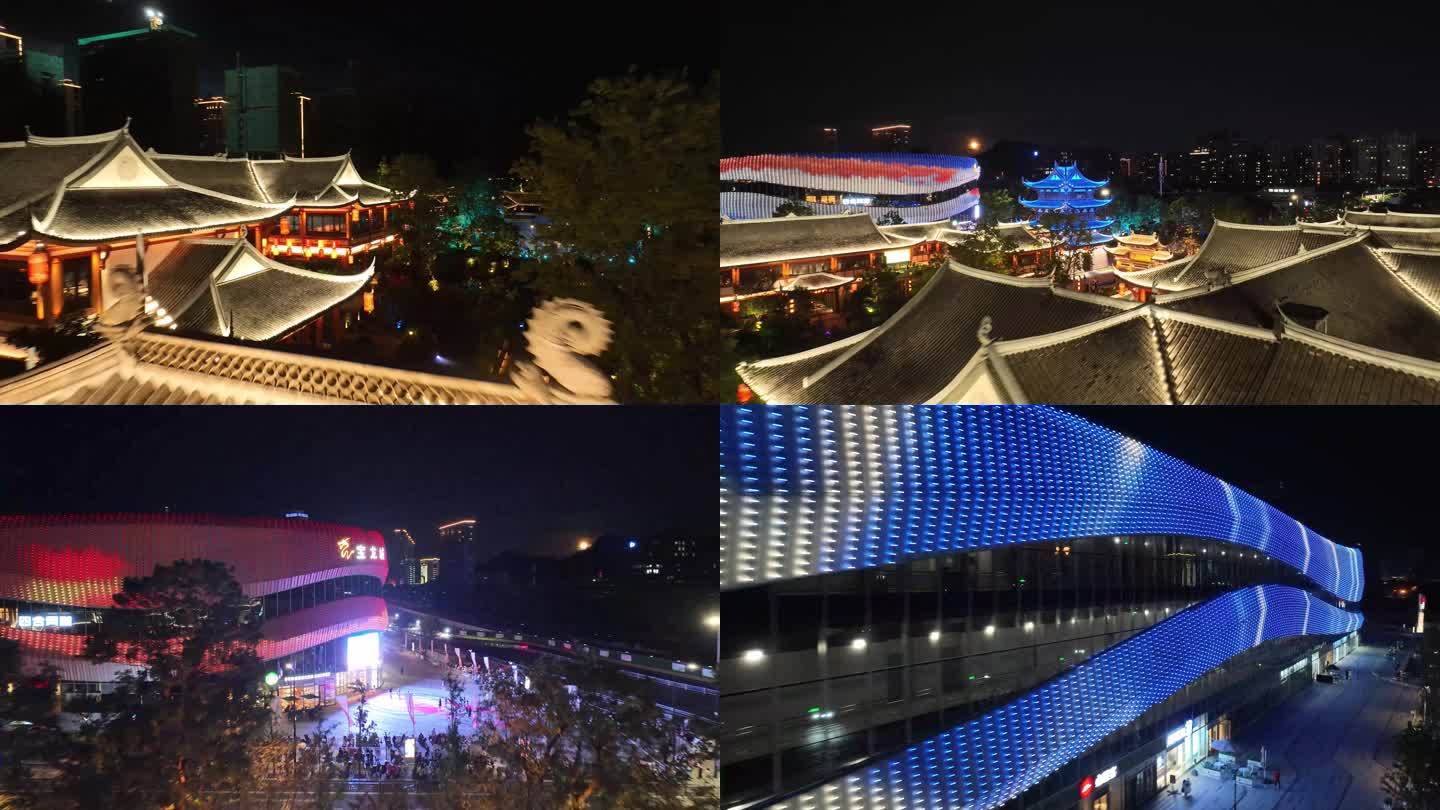 台州城市大景葭沚老街宝龙城夜景5