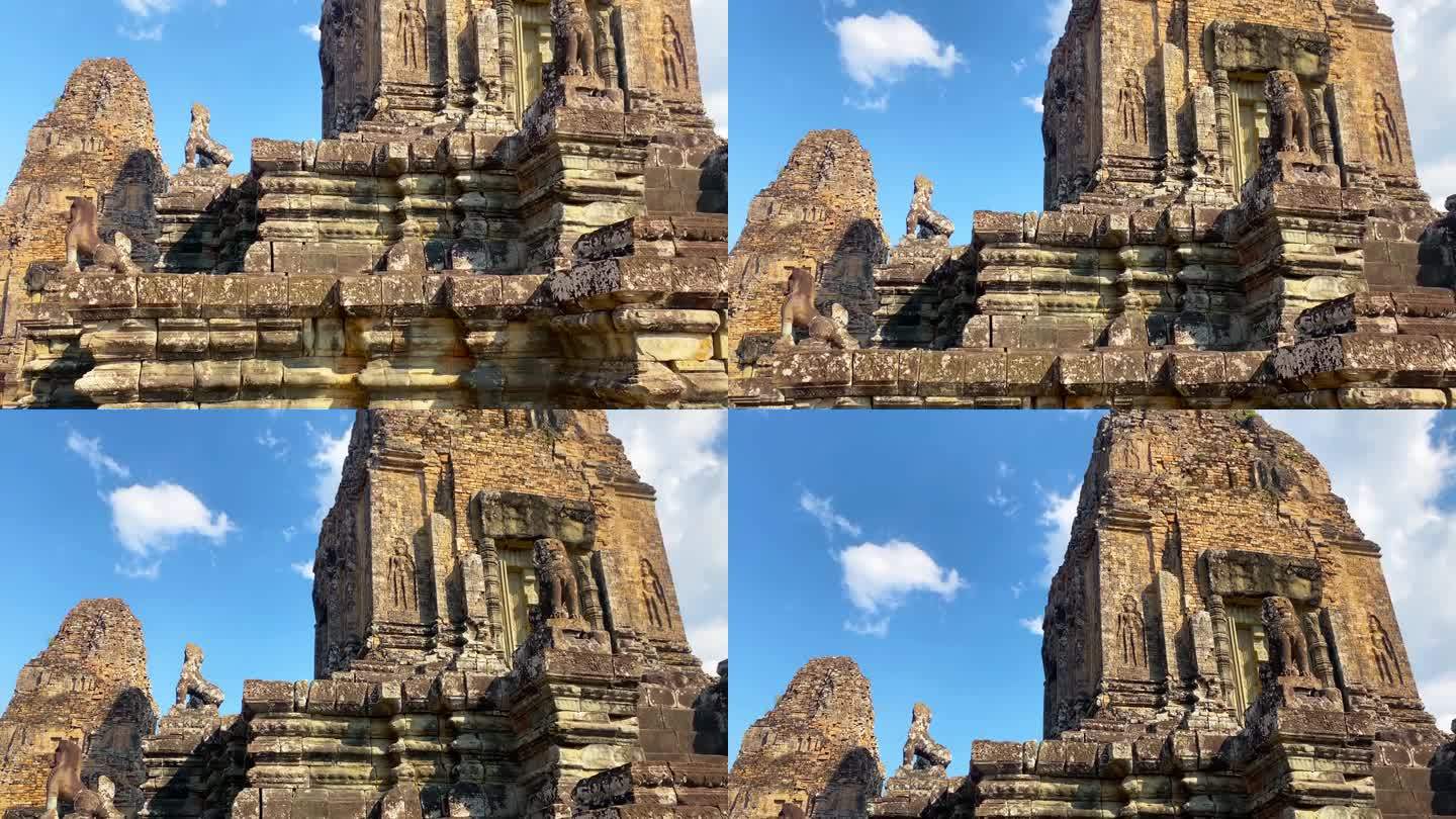 Pre-Rup，一座供奉湿婆神的寺庙山，一座高棉文明的寺庙，位于柬埔寨吴哥的领土上
