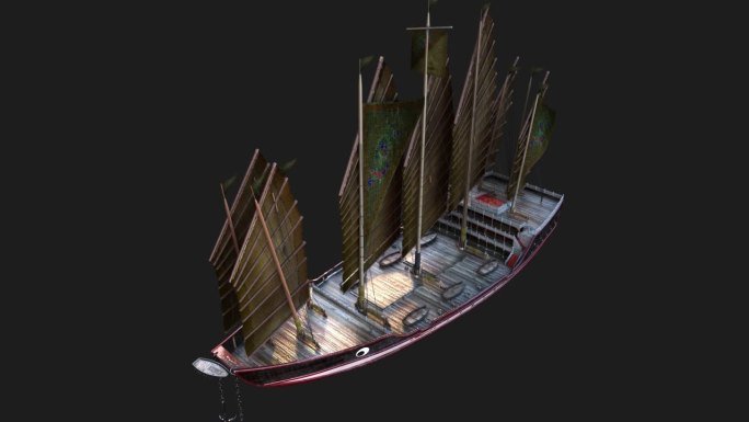 郑和号主船maya2018格式文件