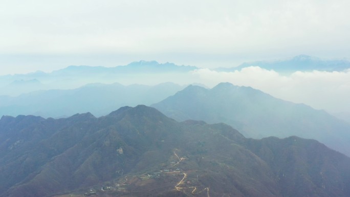 秦岭山脉秋季风景