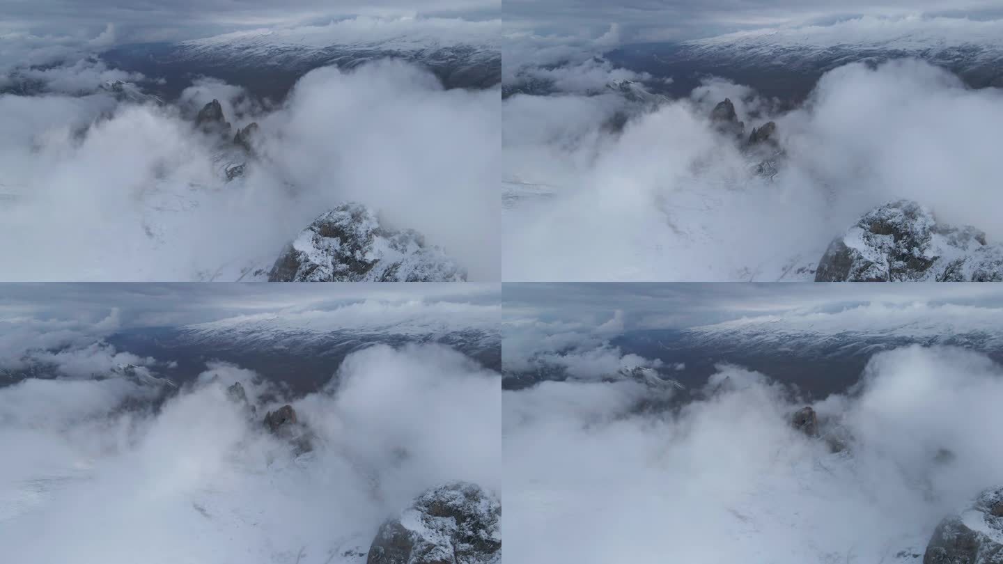 雪山云雾仙境