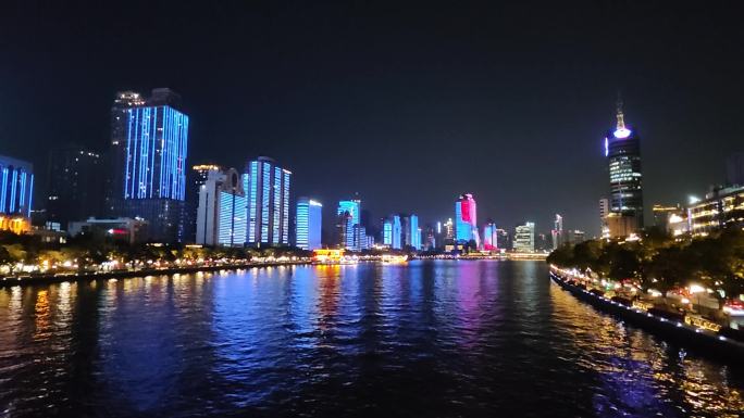 珠江夜景一河两岸