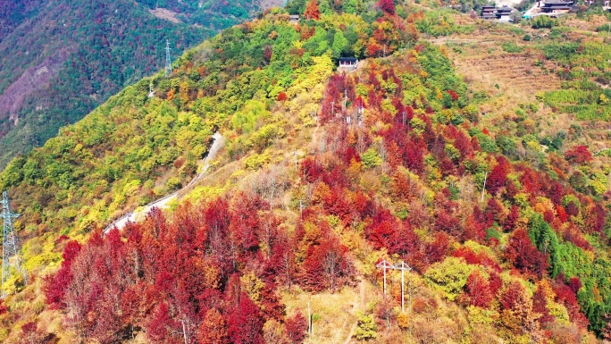 天台山国清寺山顶，金地岭，霞客古道