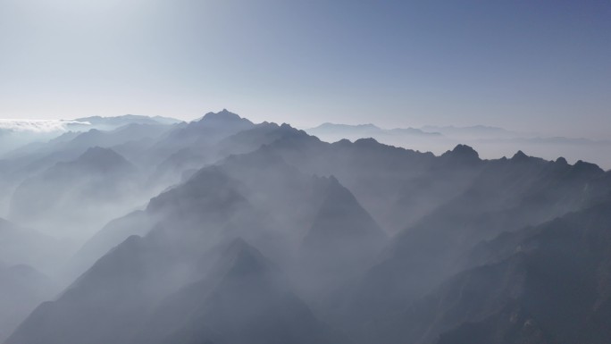 秦岭山脉秋季风景