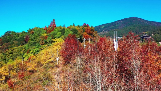 天台山国清寺山顶，金地岭，霞客古道