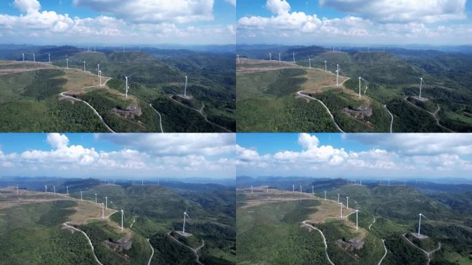 贵州龙里大草原风力发电场