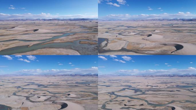五彩沙漠 西藏日喀则仲巴县