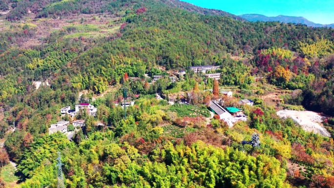 天台山国清寺山顶，金地岭，霞客古道