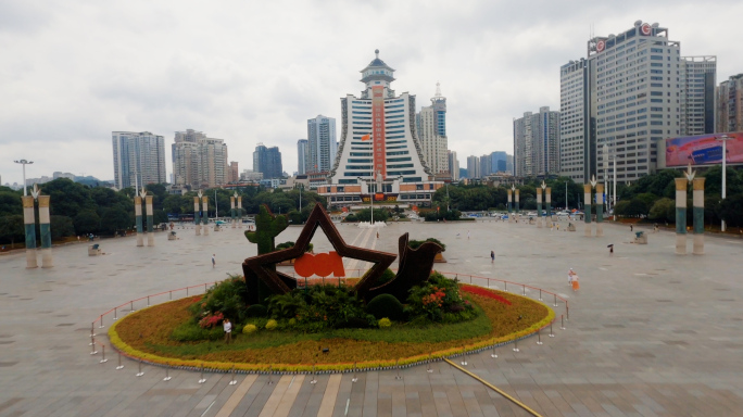 贵阳筑城广场-穿越机