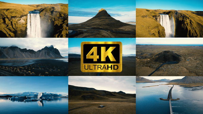 【4K】无人机航拍冰岛(iceland)