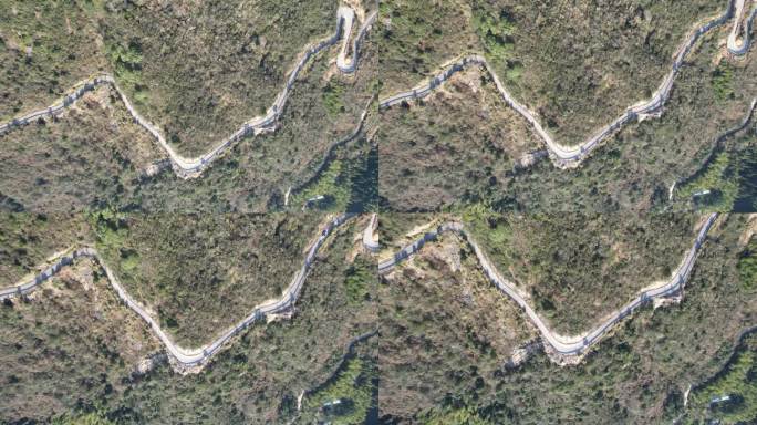 深山航拍大山深处山川风景大气