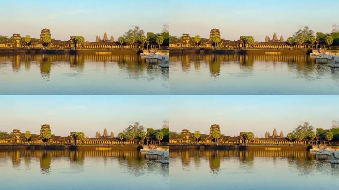 吴哥窟是为纪念毗湿奴神而建的寺庙建筑群，位于柬埔寨北部暹粒省吴哥地区