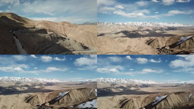 最美新疆航拍雪山帕米尔超清原创
