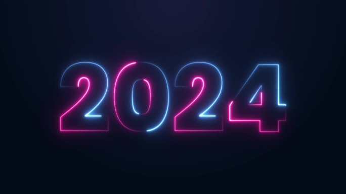 2024动画霓虹灯。