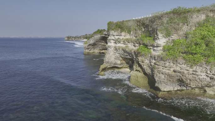 原创HDR印尼巴厘岛海岸线航拍自然风光