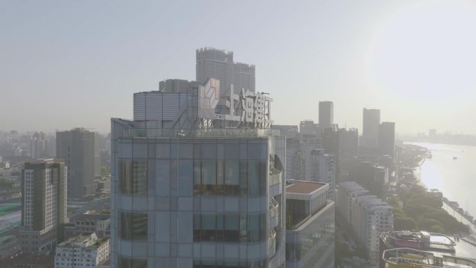 上海建工大楼航拍
