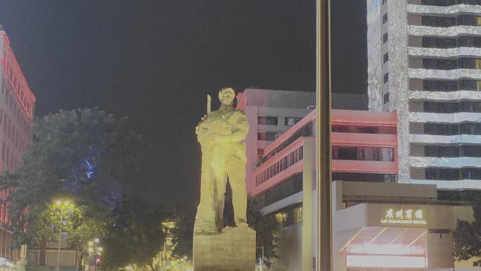 海珠广场解放军雕像国旗HDR10PLUS