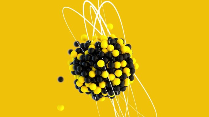原子模型或结构的背景，以玻尔原子为特征，电子围绕原子核粒子旋转。人工智能聊天机器人，科学，核反应，以