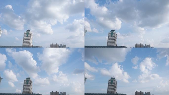 城市云层延时摄影1080P