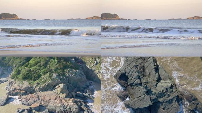 【4K60帧】海滩礁石